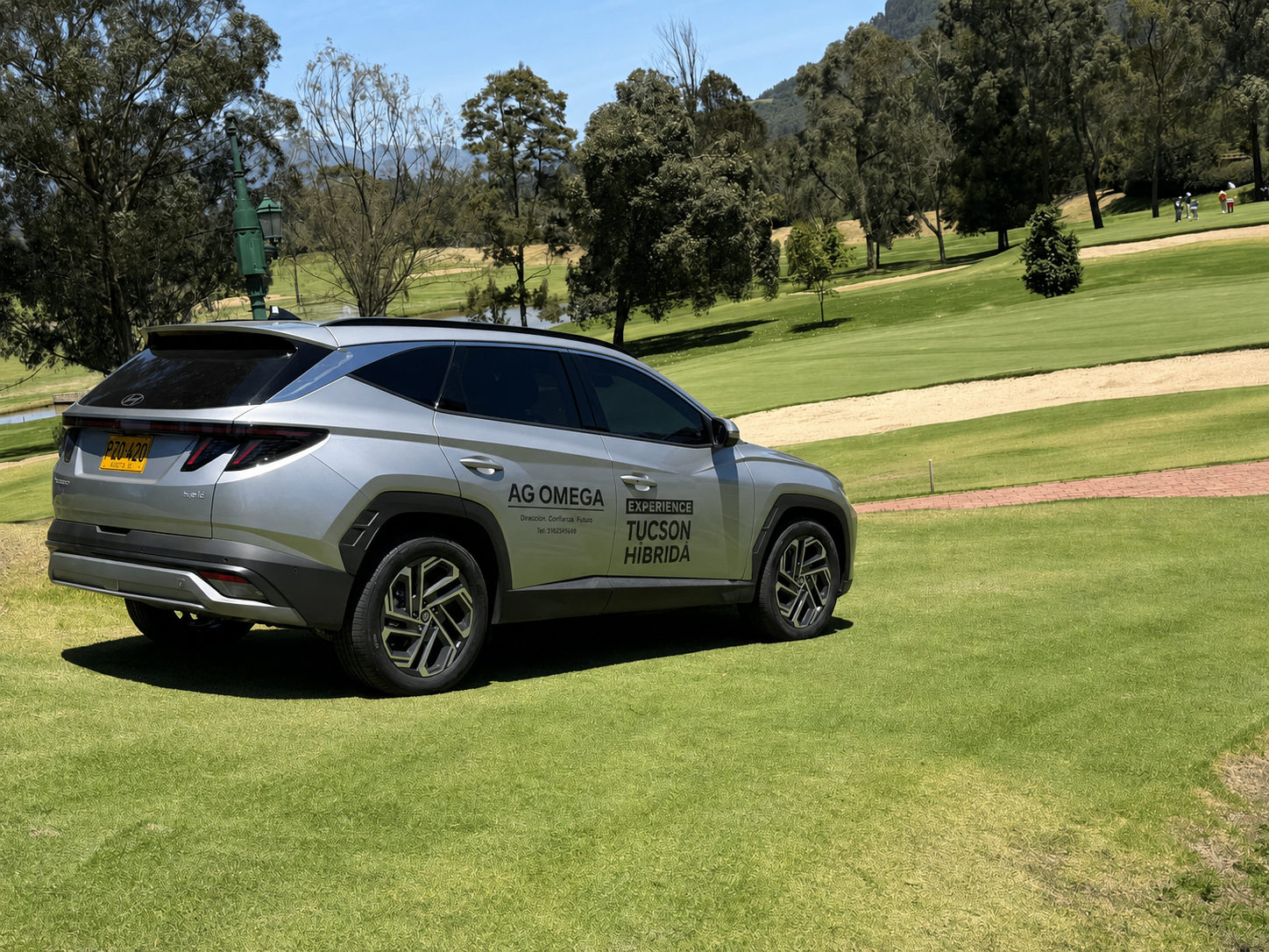 AG OMEGA apoyando el deporte en clubes de golf de Bogotá con Hyundai Tucson Híbrida